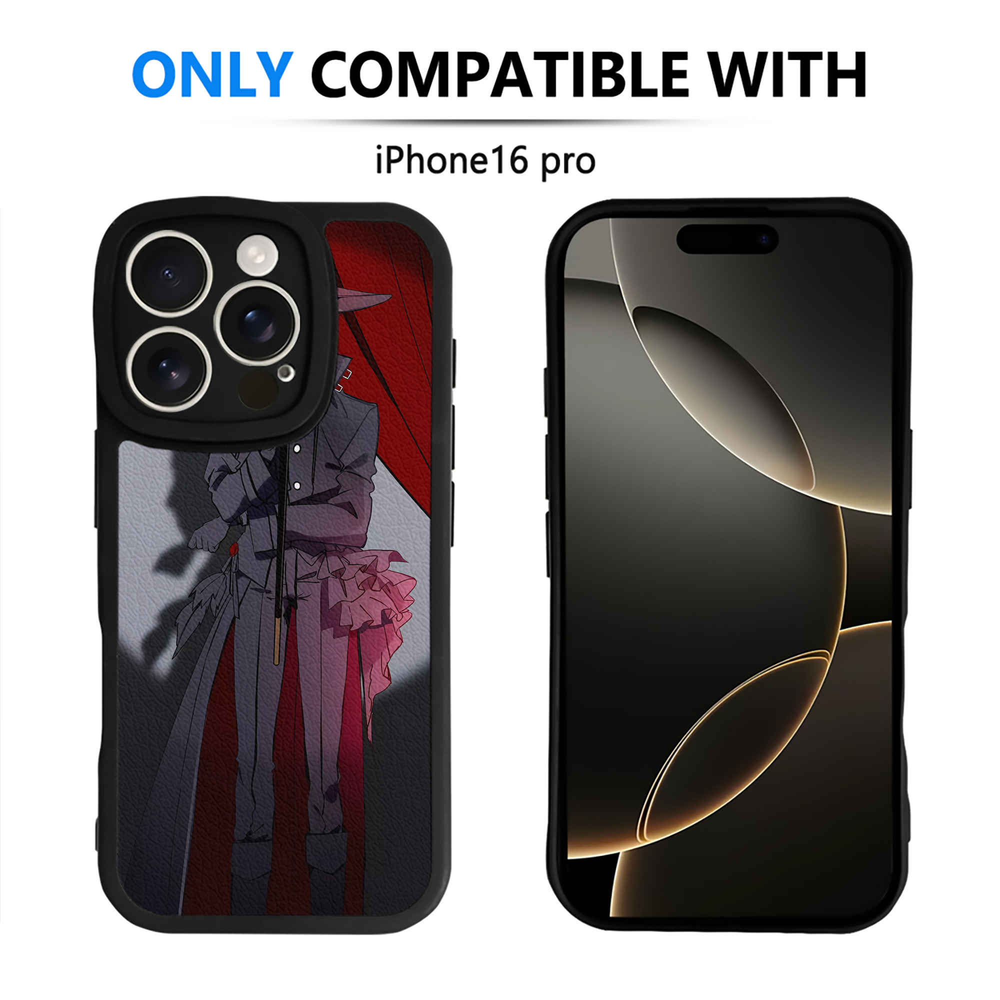 （画像用） 文豪ストレイドッグス Bungo Stray Dogs 【iPhone 16シリーズ対応】シリコンスマホケース（レザー調） 材質：シリコン